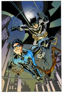 Batman i Nightwing autorstwa Scota McDaniela. © DC Comics