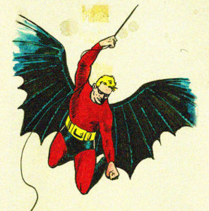 Rekonstrukcja rysunku Birdmana na podstawie opisu Arlena Schumera. Źródło: http://dialbforblog.com/archives/389/