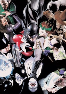 batman-crowded-with-villains-in-alex-ross-art