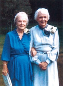 Olive Byrne i Elizabeth Holloway Marston w 1985